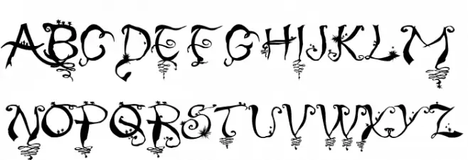 Afterlife Schriftart Groß