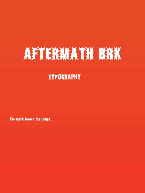 Aftermath BRK Poster