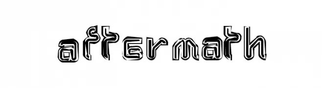 Aftermath  font caratteri gratis