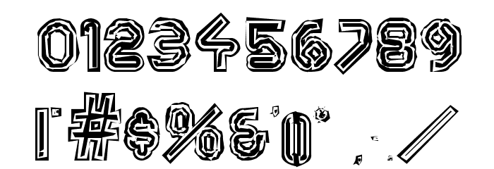 Aftermath Font OTHER CHARS