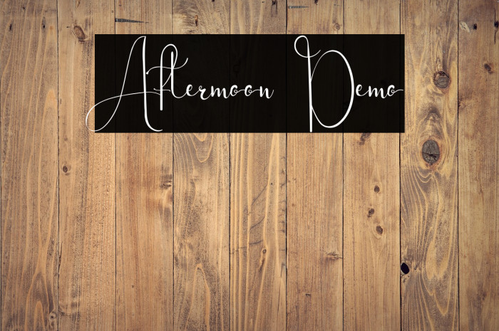 Aftermoon Demo Example 1