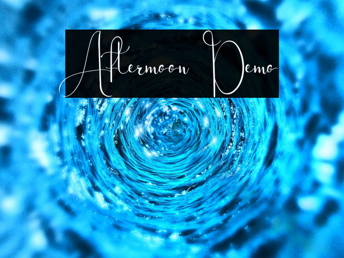 Aftermoon Demo Example 2