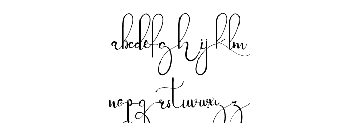 Aftermoon Demo Font LOWERCASE