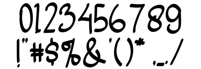 Afternoon Christmas Font OTHER CHARS