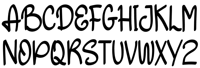 Afternoon Christmas Font UPPERCASE