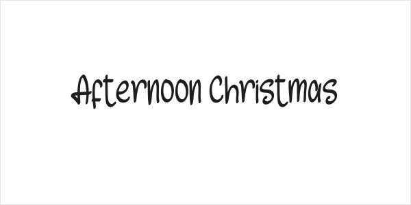 Afternoon Christmas Logo