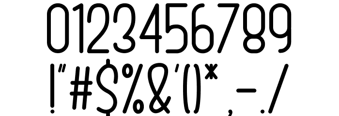 Afternoon Coffee Font OTHER CHARS
