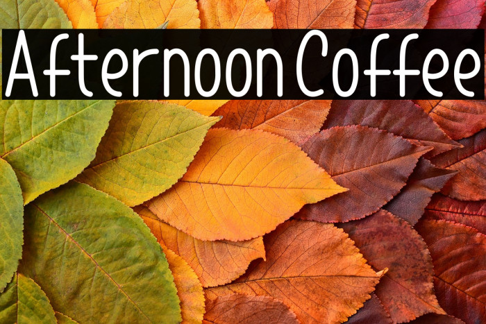 Afternoon Coffee Example 2