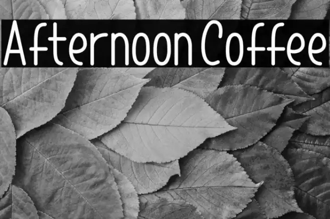 Afternoon Coffee Example 2
