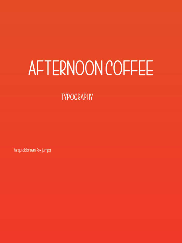 Afternoon Coffee Poster
