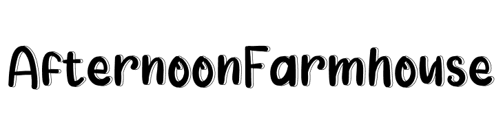 Afternoon Farmhouse  font caratteri gratis
