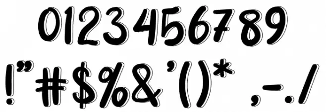 Afternoon Farmhouse Font OTHER CHARS