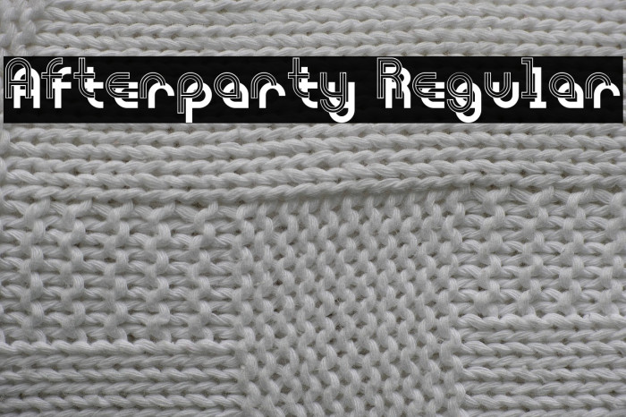 Afterparty Regular Example 2