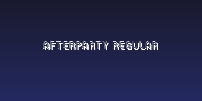 Afterparty Regular Social Header