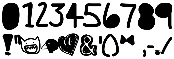 Afterparty Font OTHER CHARS