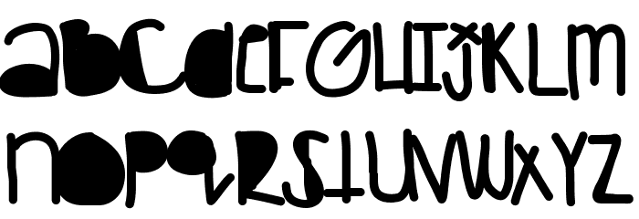 Afterparty Font LOWERCASE