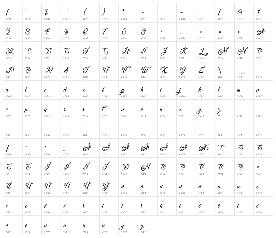 Afterschool Festival Character Map