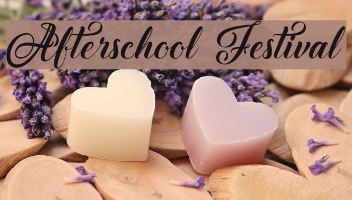 Afterschool Festival Font examples