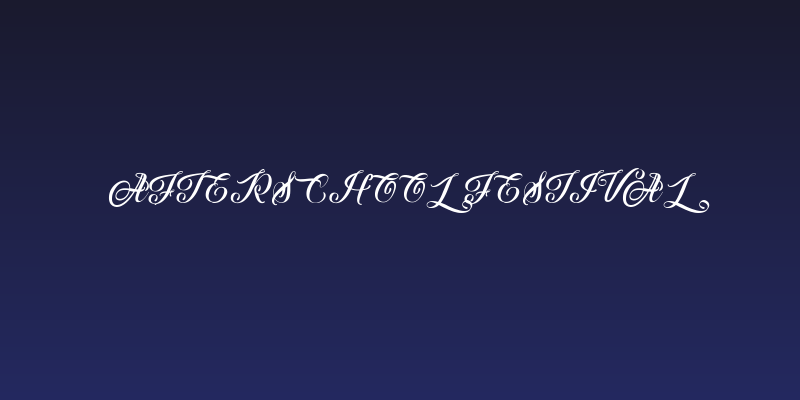 Afterschool Festival Social Header