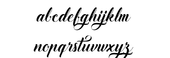 Afterschool Festival Font LOWERCASE