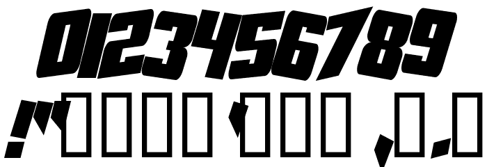 Aftershock Debris CondSolid Italic Font OTHER CHARS