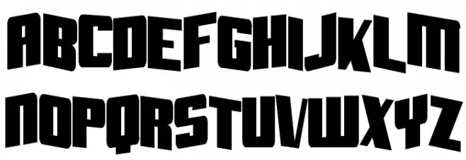 Aftershock Debris CondSolid Fonte MAIÚSCULAS