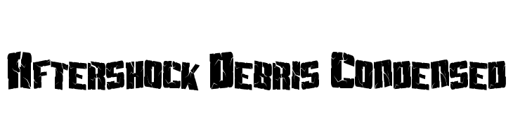 Aftershock Debris Condensed Fonte