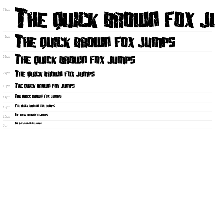 Aftershock Debris Condensed Waterfall