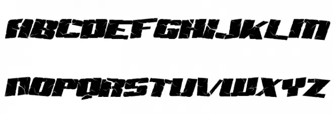 Aftershock Debris Italic Fuentes MINÚSCULAS