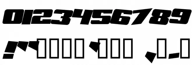 Aftershock Debris Solid Italic Font OTHER CHARS