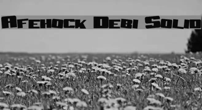Aftershock Debris Solid Example 1
