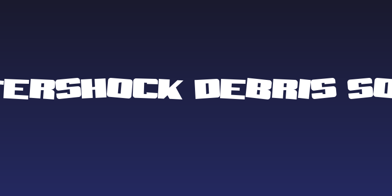 Aftershock Debris Solid Social Header