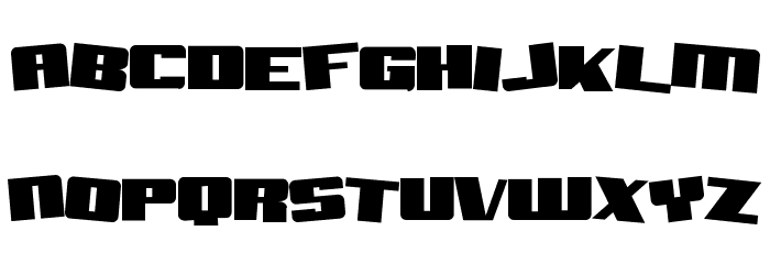 Aftershock Debris Solid Font LOWERCASE