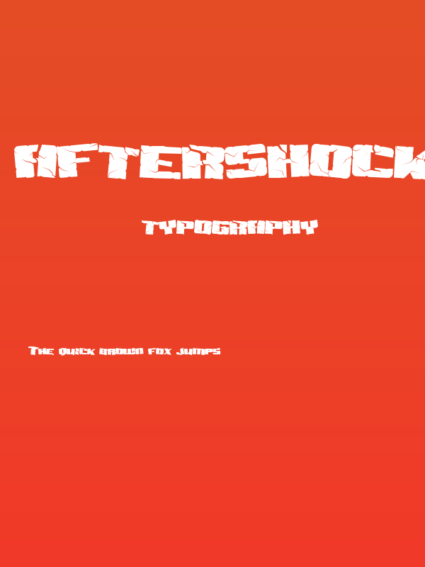 Aftershock Debris Poster