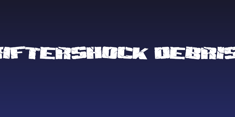 Aftershock Debris Social Header