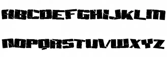 Aftershock Debris Caratteri MINUSCOLO