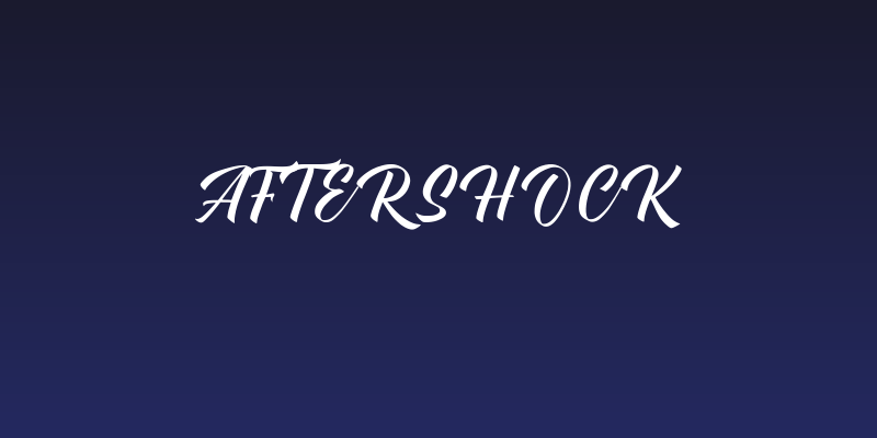 Aftershock Social Header
