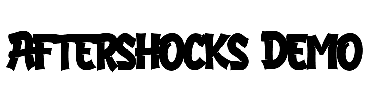 Aftershocks Demo  免费字体下载