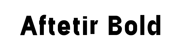 Aftetir Bold  नि: शुल्क फ़ॉन्ट्स डाउनलोड