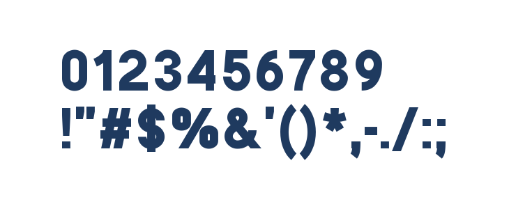 Aftetir Bold Other Characters