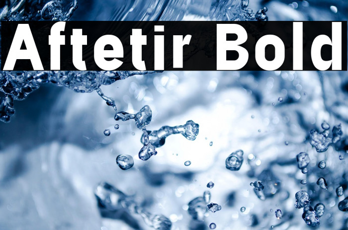 Aftetir Bold Example 3