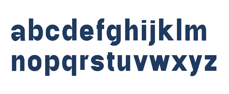 Aftetir Bold Lowercase