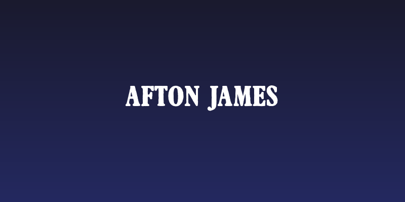 Afton James Social Header