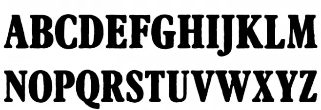 AftonJames Schriftart Groß