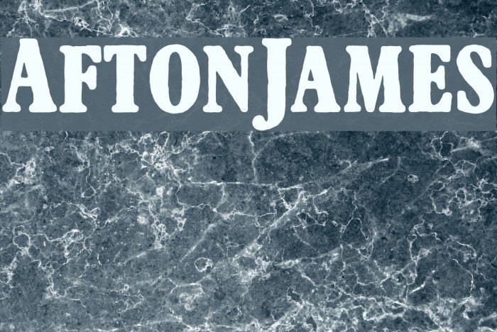 AftonJames Font examples