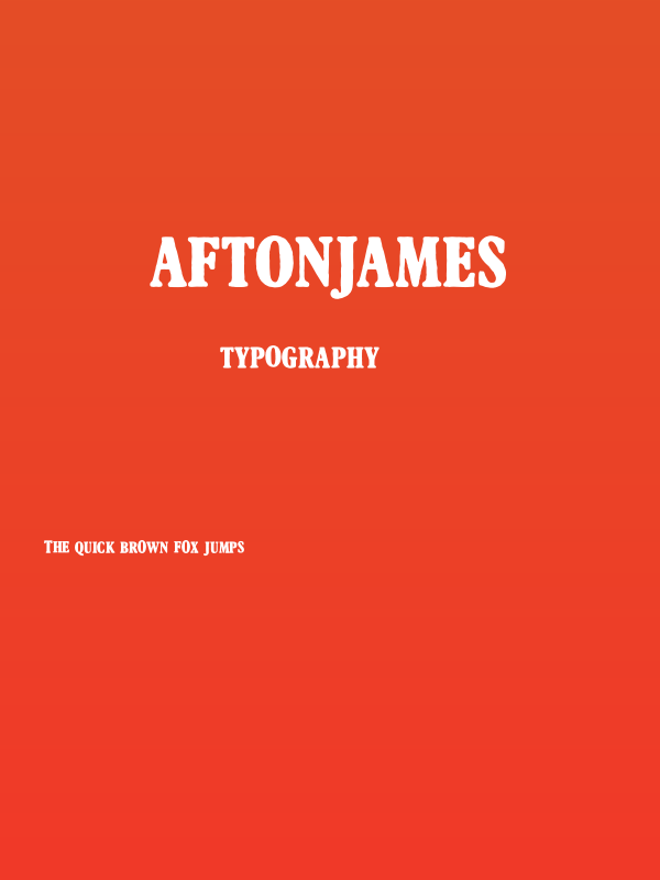 AftonJames Poster