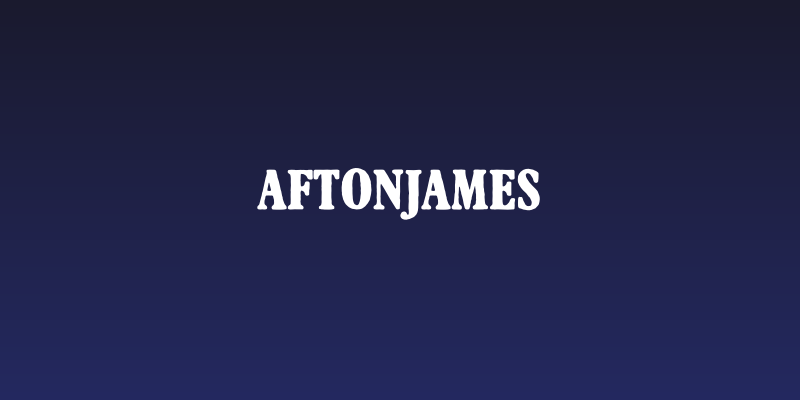 AftonJames Social Header