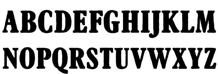 AftonJames Font LOWERCASE