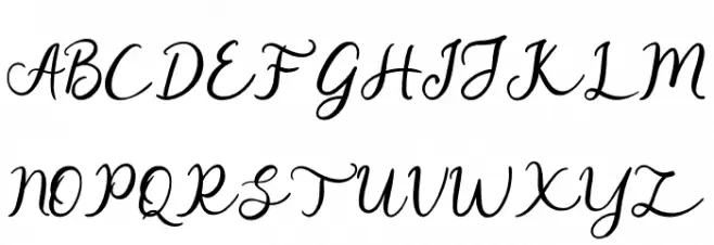 afnolyca フォント 大文字