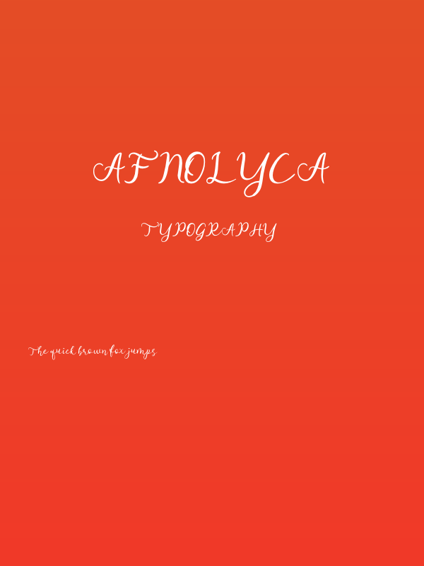 afnolyca Poster